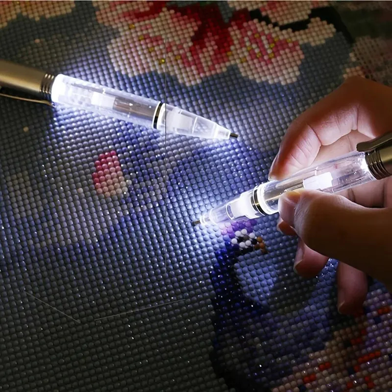 Embroidery Garments - LED-licht Diamantschilderpen 1 st. Verlichtingsboorpen voor