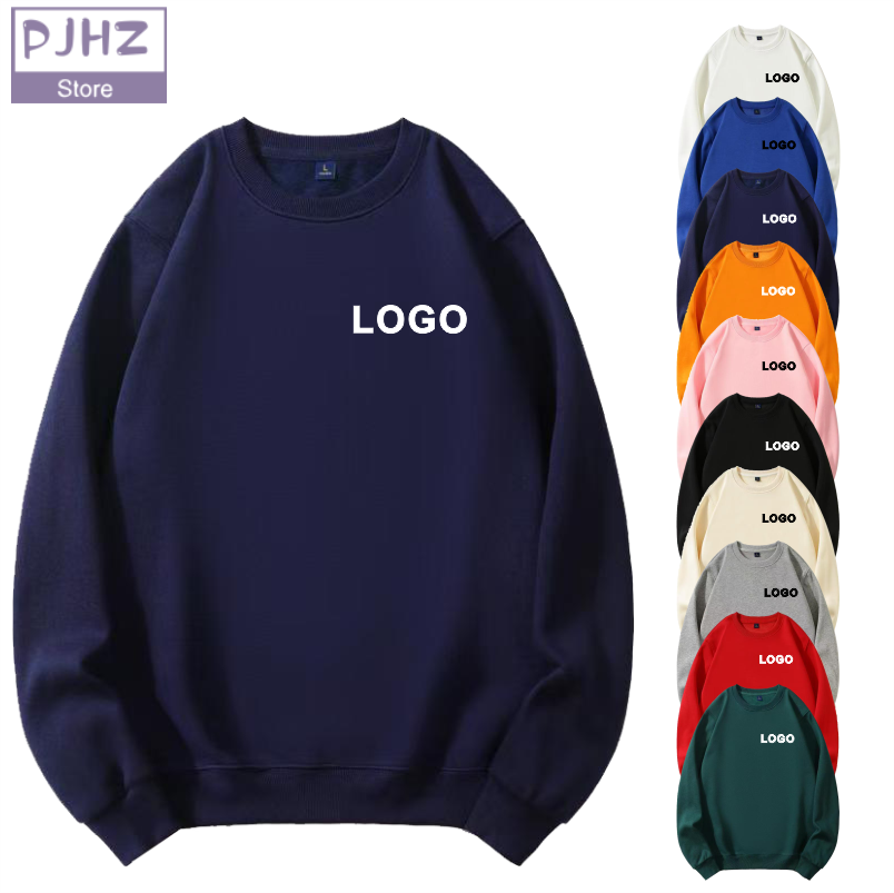 Embroidery Design Logo - Mode Mannen Vrouwen Pluche Warm Sweatshirt