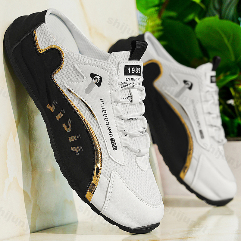 Embroidery Garments - Mannen Halve Slippers 2025, Zomer Mode