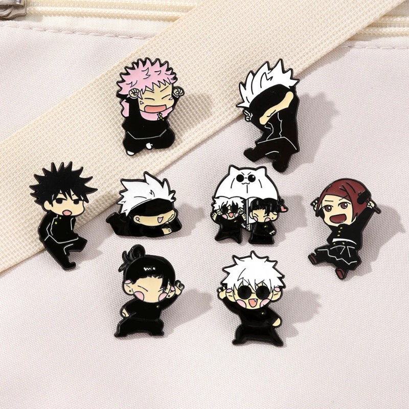 Embroidery Reddit - 8-delige Anime Itadori Yuji Emaille Pins