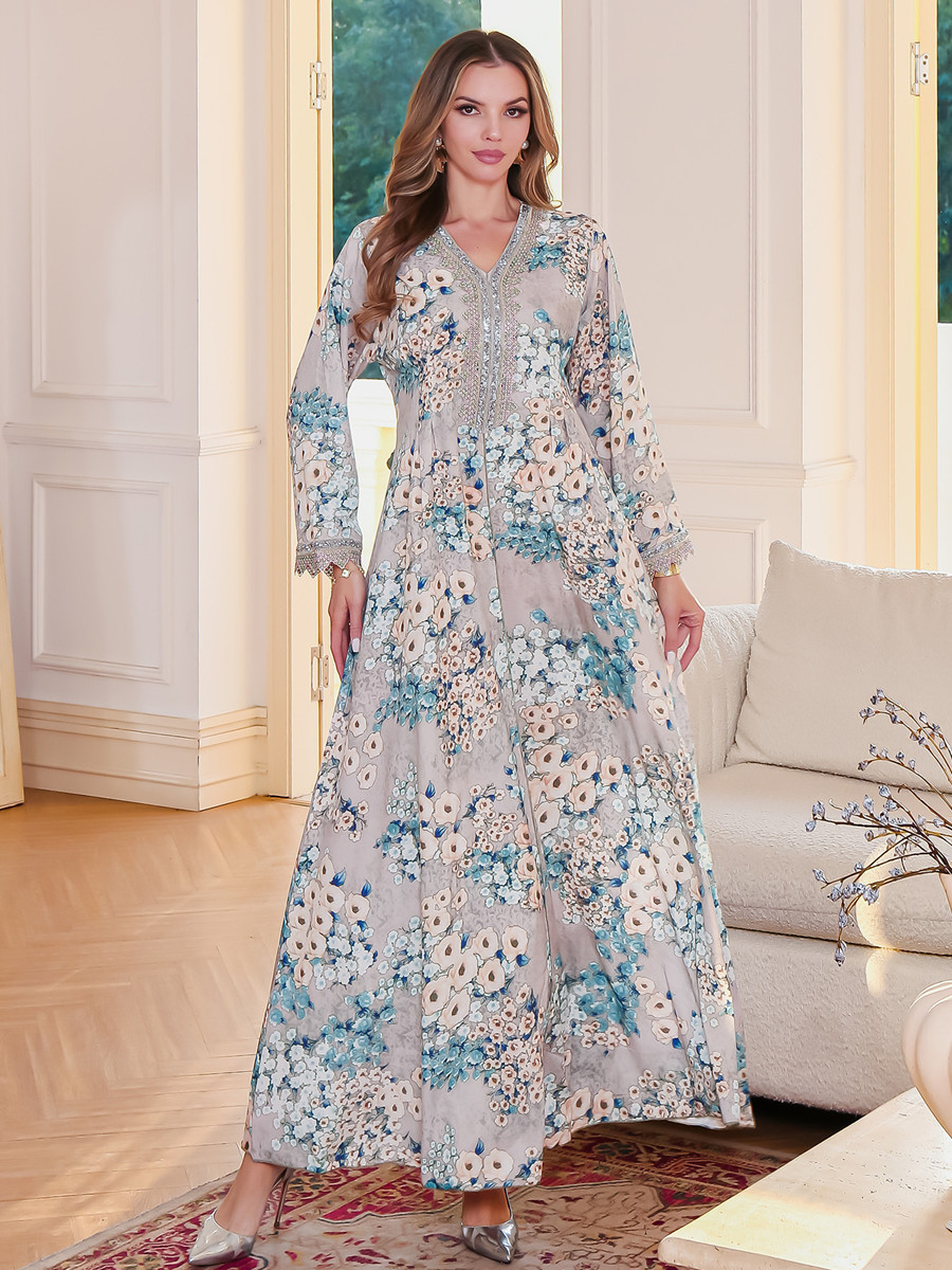 Moslimvrouwen Dubai Abaya luxe - Embroidery Kebaya recensie en prijs