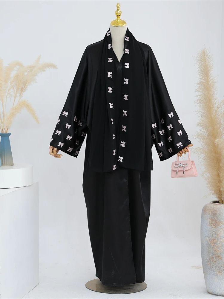Ramadan Zwart Hart Abaya Damen - Embroidery Kebaya recensie en prijs