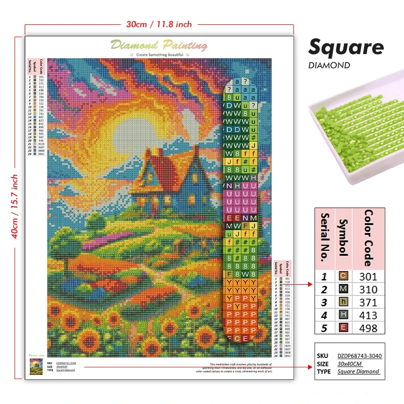 1 stuk Frameloze 5D DIY Diaman - Embroidery Bali recensie en prijs