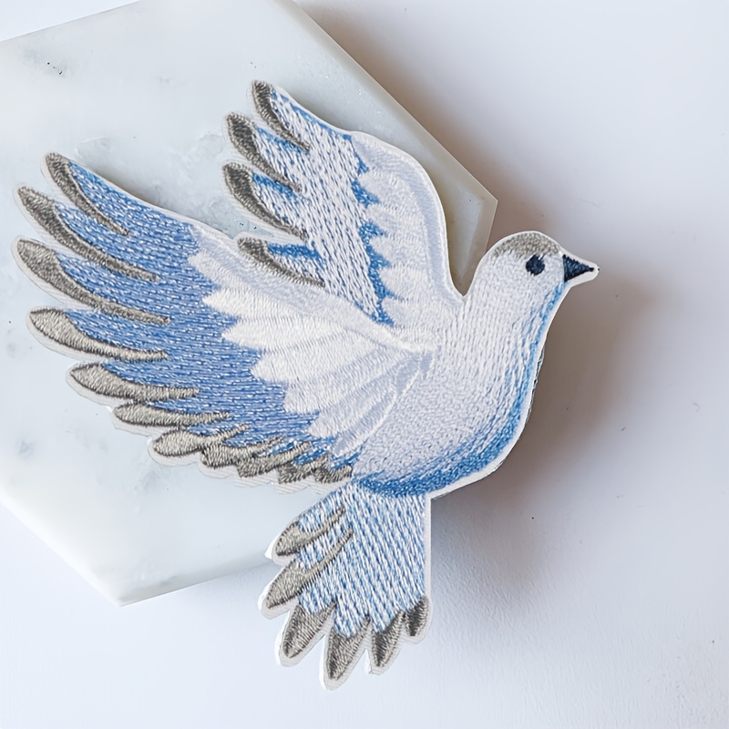 1 stuk blauw-wit verloopend du - Embroidery Meaning recensie en prijs