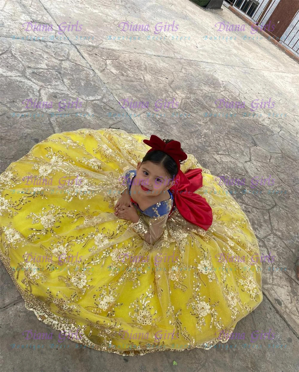 Kwaliteit Mooie Gele Tule Plui - Embroidery Yellow Dress recensie en prijs
