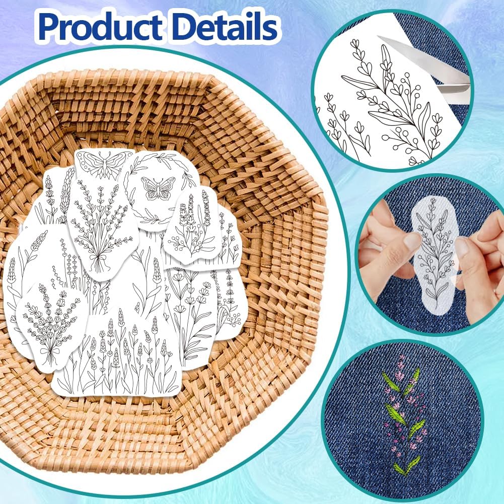 Lavendelbloem Vlinder Wateropl - Embroidery Meaning recensie en prijs