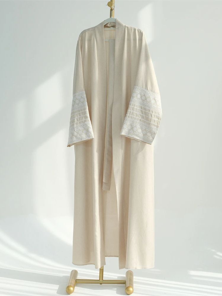 Ramadan Eid Zwart Open Kimono  - Embroidery Kebaya recensie en prijs