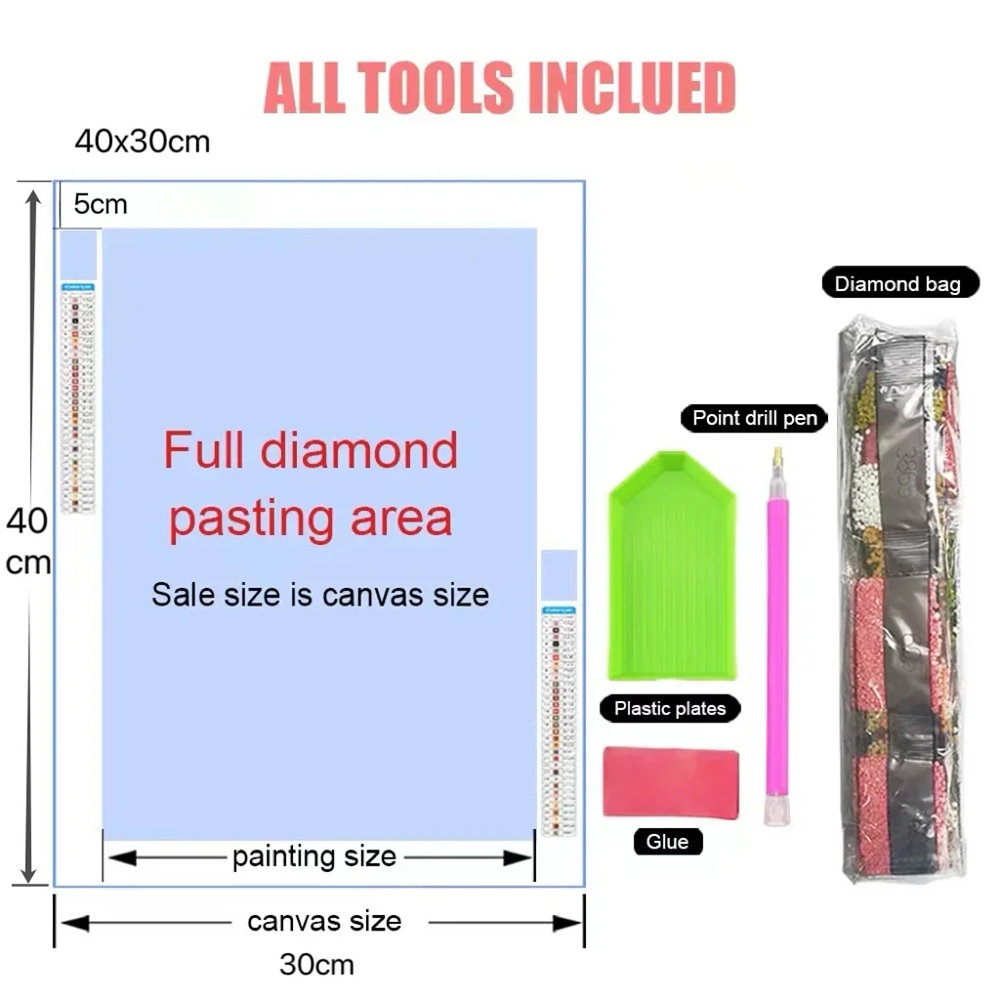 5D DIY Diamond Art Painting Ki - Embroidery Bali recensie en prijs