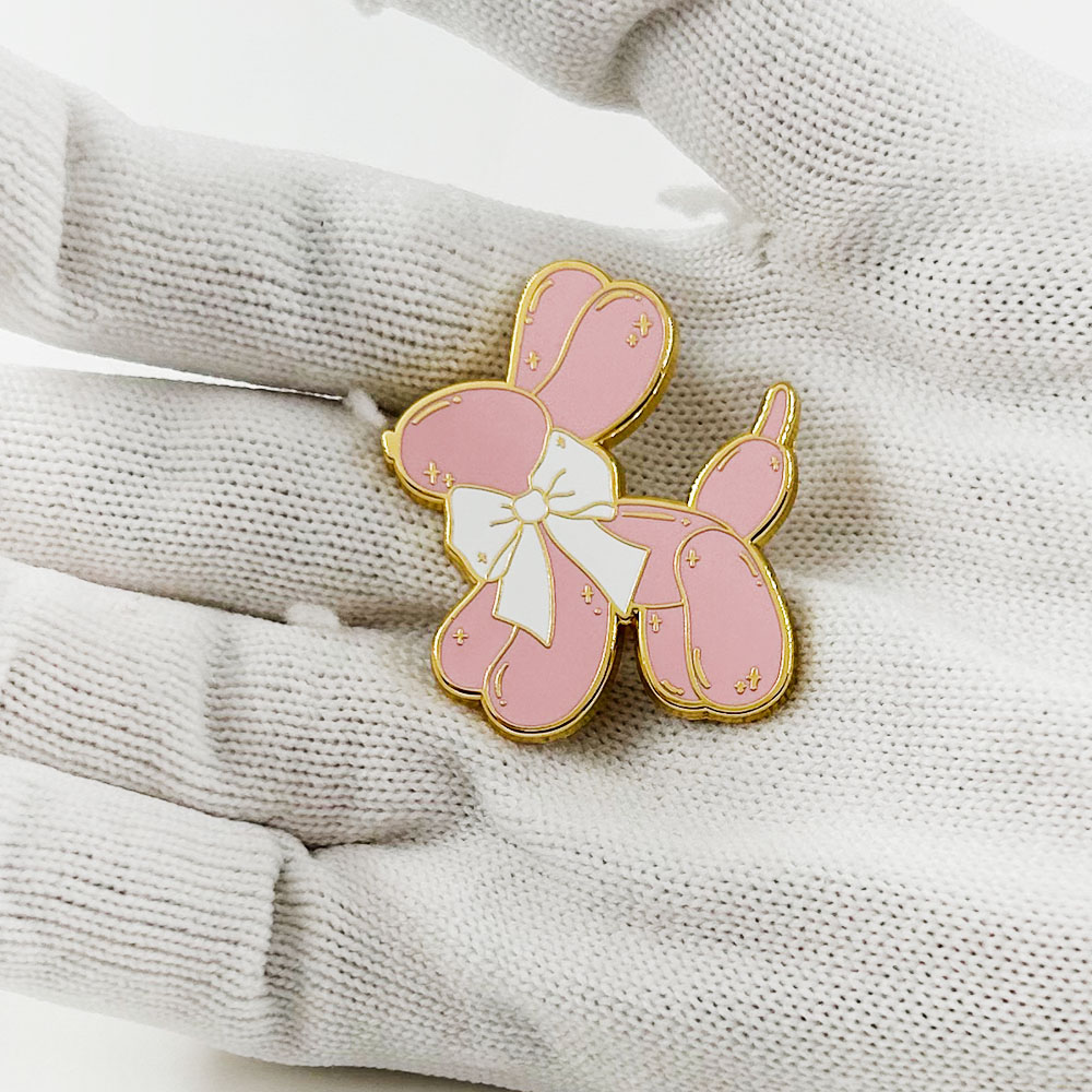 Roze Ballon Hond Emaille Pin S - Embroidery Bali recensie en prijs