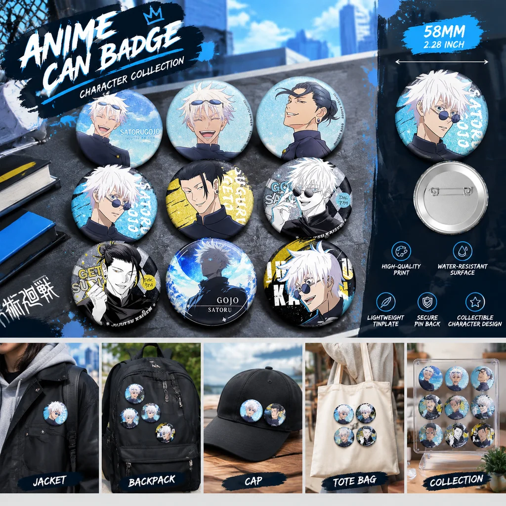 Jujutsu Kaisen Pet58 Badge All - Embroidery Reddit recensie en prijs